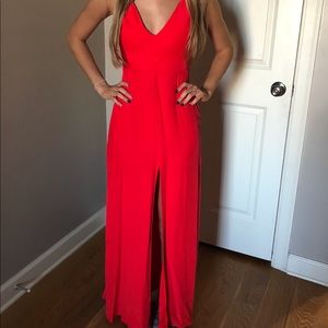 Red prom dress